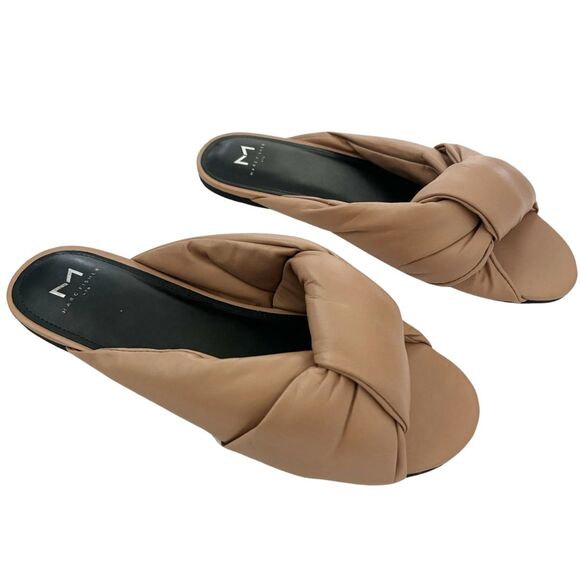 Marc Fisher Ogalia Slide Sandal 10 Tan NEW - Picture 4 of 9